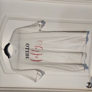 Womens Hello Fifty Lg shirt